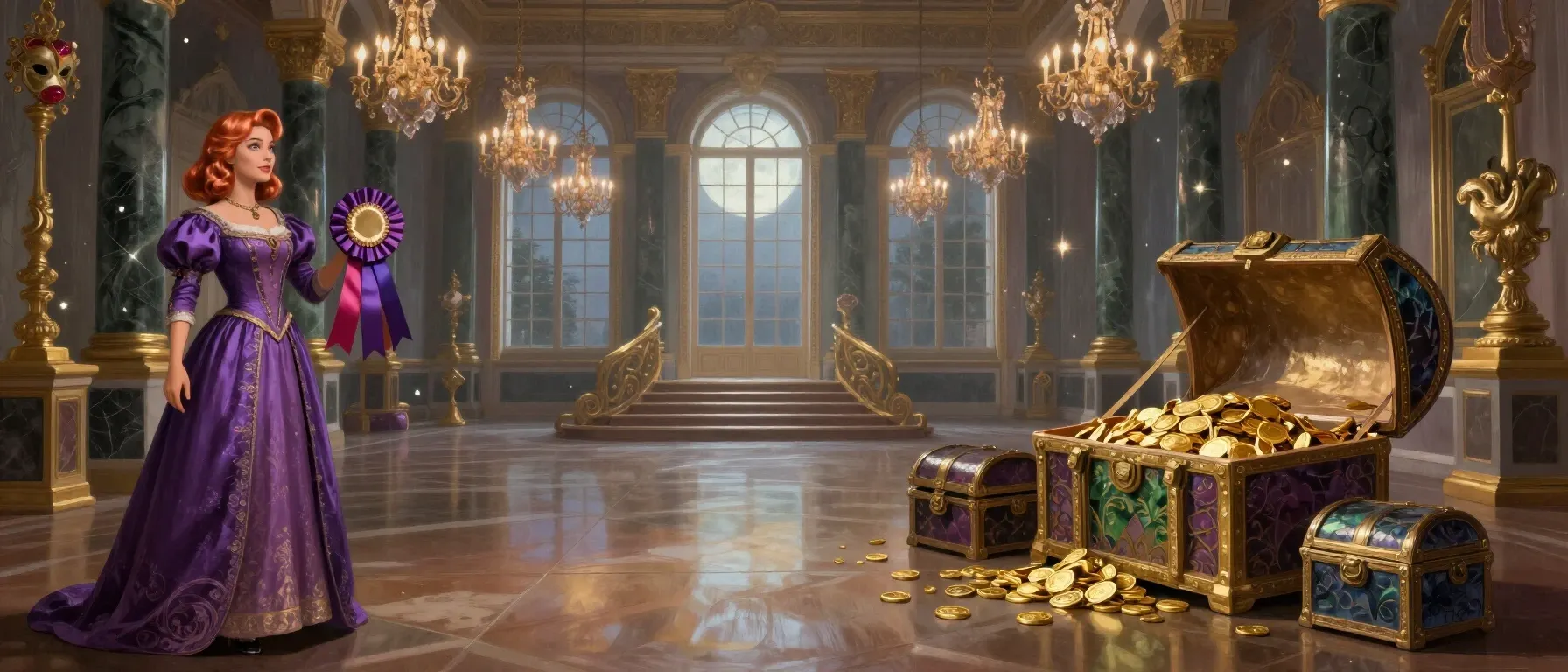 Toptally Casino no deposit offers shown as enchanted treasure chests